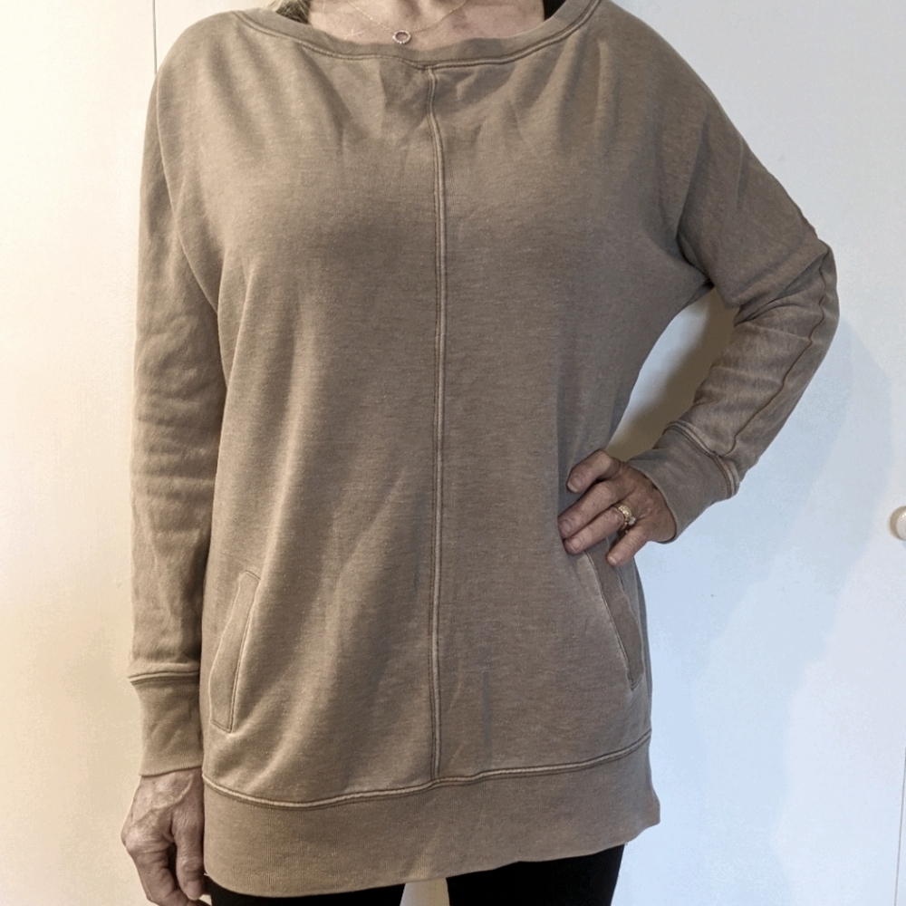Oversized Tan Sweatshirt